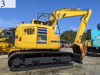 中古建設機械 中古 コマツ KOMATSU 油圧ショベル・バックホー ０．４－０．５立米 PC138US-10