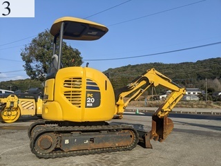 中古建設機械 中古 コマツ KOMATSU 油圧ショベル・バックホー ０．１立米以下 PC20MR-3