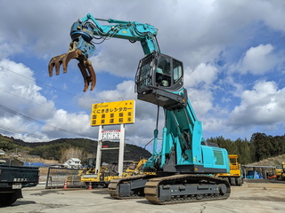 Used Construction Machine Used KOBELCO Material Handling / Recycling excavators Grapple SK210DLC-10 Photos