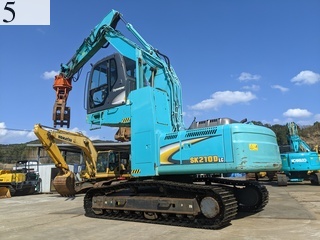 Used Construction Machine Used   Material Handling / Recycling excavators Magnet SK210DLC-8