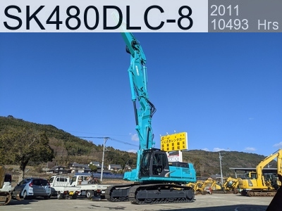 Used Construction Machine Used KOBELCO Demolition excavators Long front SK480DLC-8 #YS11-02224, 2011Year 10493Hours