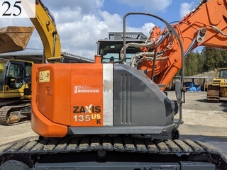 中古建設機械 中古 日立建機 HITACHI 解体機 ロングフロント・ハイリフト ZX135USK-3