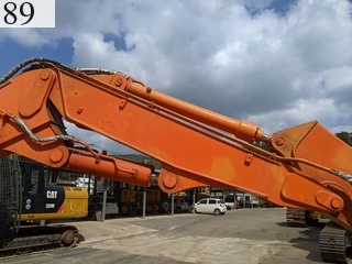 中古建設機械 中古 日立建機 HITACHI 解体機 ロングフロント・ハイリフト ZX135USK-3