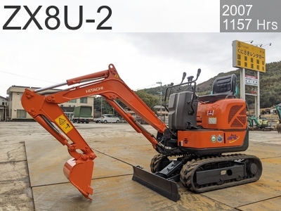 Used Construction Machine Used HITACHI Excavator ~0.1m3 ZX8U-2 #10114, 1157Year 1157Hours