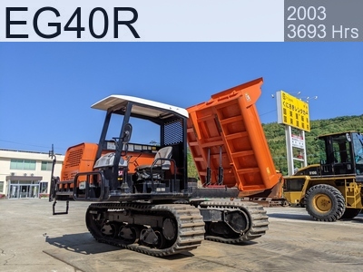 Used Construction Machine Used HITACHI Crawler carrier Crawler Dump Rotating EG40R #10217, 2003Year 3693Hours
