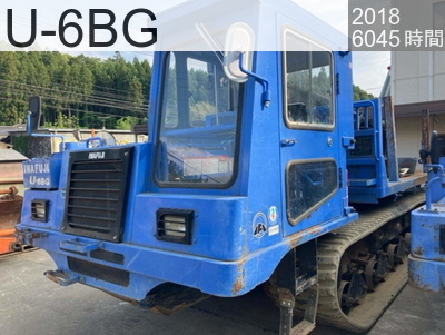 中古建設機械 中古 イワフジ工業 林業機械 フォワーダ・クローラ キャリア U-6BG #5069, 2018年式 6045時間