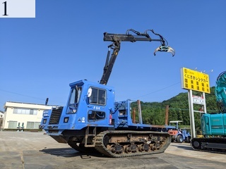中古建設機械 中古 イワフジ工業 IWAFUJI 林業機械 フォワーダ・クローラ キャリア U-6BG