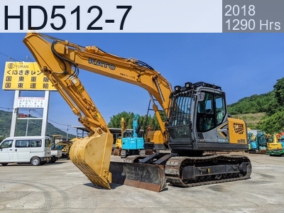 Used Construction Machine Used  Excavator 0.4-0.5m3 HD512-7 #5261, 2018Year 1290Hours