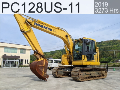 Used Construction Machine Used KOMATSU Excavator 0.4-0.5m3 PC128US-11 #55388, 2019Year 3273Hours
