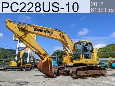 Used Construction Machine Used KOMATSU Excavator 0.7-0.9m3 PC228US-10 #2059, 2015Year 6132Hours