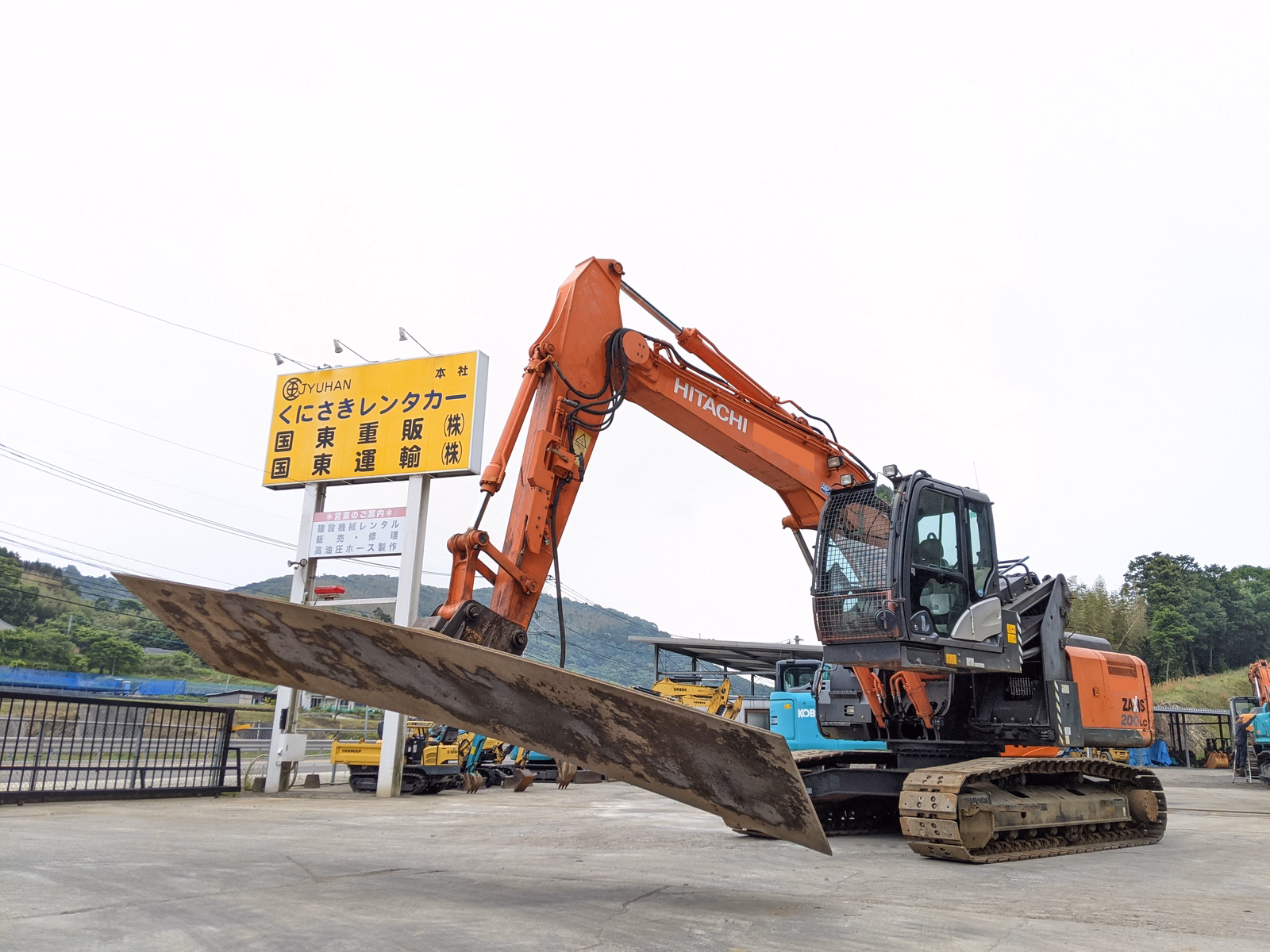 Used Construction Machine Used HITACHI Material Handling / Recycling excavators Magnet ZX200LC-5B Photos
