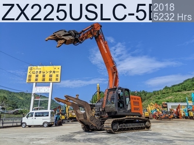Used Construction Machine Used HITACHI Car dismantlers Car dismantlers ZX225USLC-5B #307836, 2018Year 5232Hours