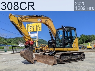 Used Construction Machine Used CAT Excavator 0.2-0.3m3 308CR #801383, 2020Year 1289Hours