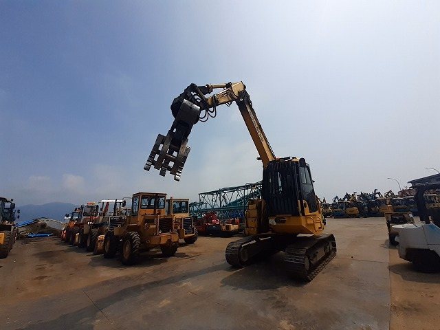 Used Construction Machine Used KOMATSU Material Handling / Recycling excavators Grapple PC138US-10 Photos