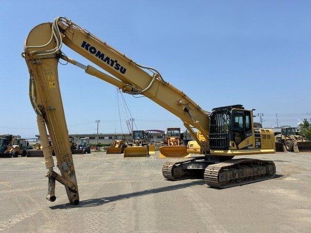 中古建設機械 中古 コマツ KOMATSU 解体機 ロングフロント・ハイリフト PC210LC-10