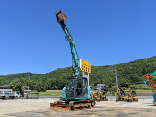 中古建設機械 中古 コベルコ建機 解体機 ロングフロント・ハイリフト SK75SRD-3E 写真