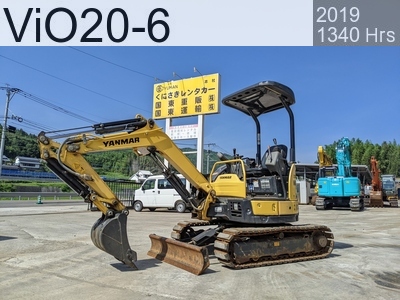 Used Construction Machine Used YANMAR Excavator ~0.1m3 ViO20-6 #61156, 2019Year 1340Hours