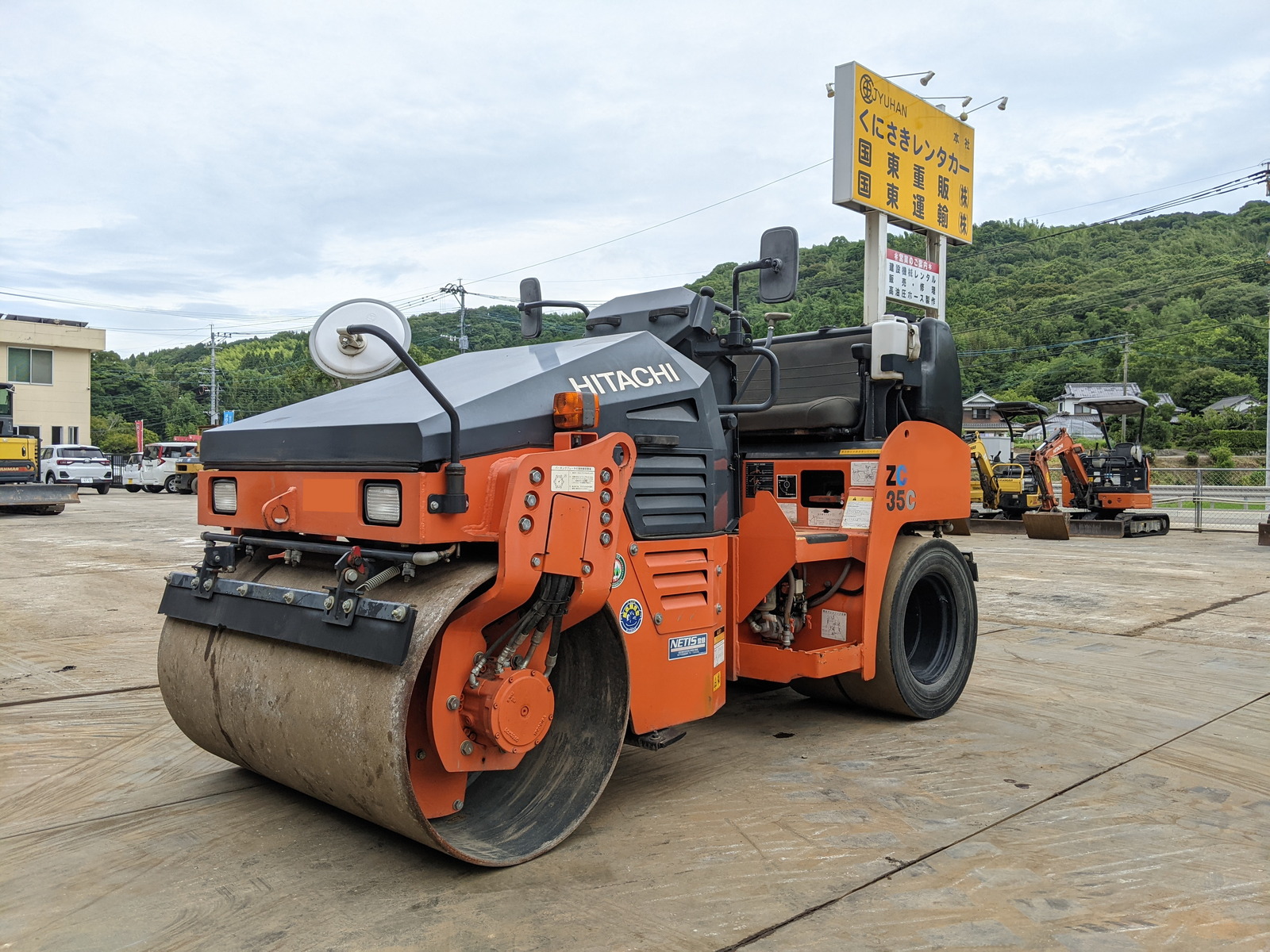 Used Construction Machine Used HITACHI HITACHI Roller Vibration rollers for paving ZC35C-5