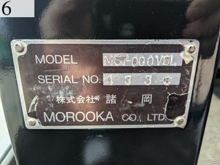 中古建設機械 中古 諸岡 MOROOKA 林業機械 フォワーダ・クローラ キャリア MST-800VDL