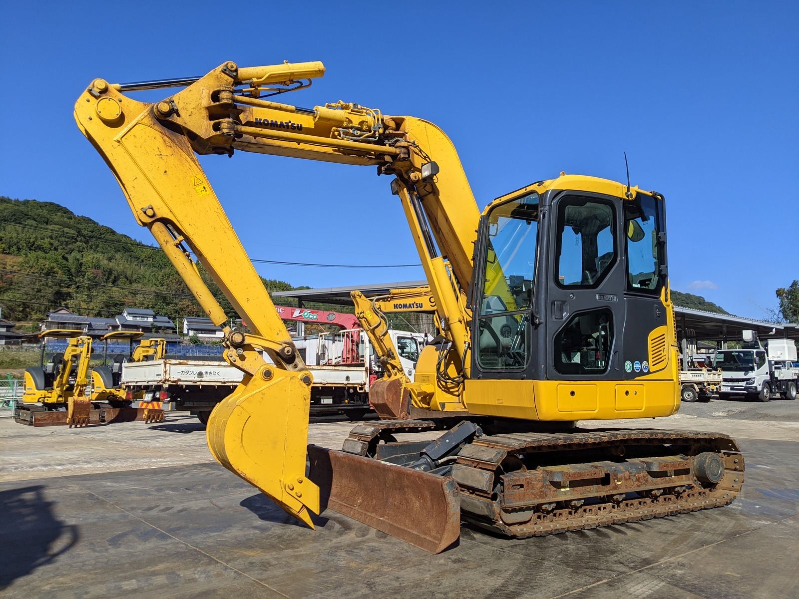 中古建設機械 中古   油圧ショベル・バックホー ０．２－０．３立米 PC78UU-10