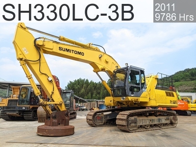 Used Construction Machine Used SUMITOMO Material Handling / Recycling excavators Magnet SH330LC-3B #LM6262, 9786Year 9786Hours