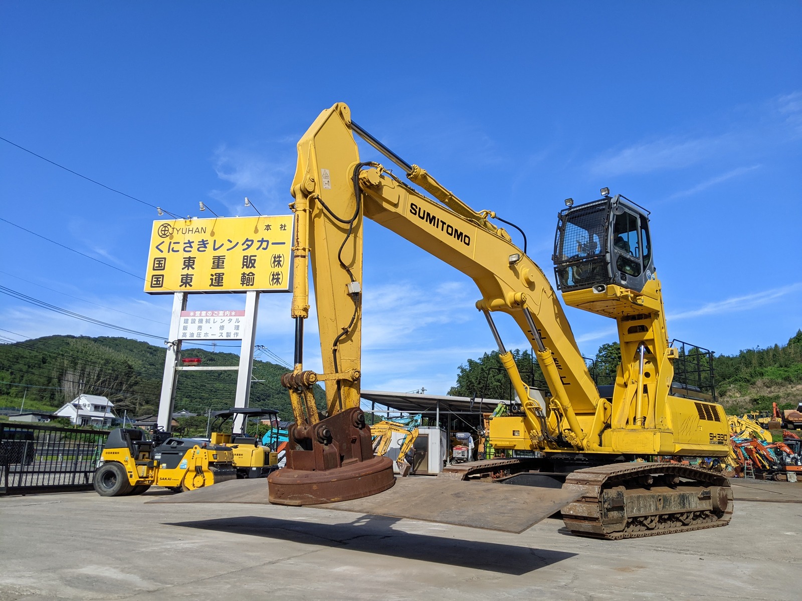 Used Construction Machine Used SUMITOMO SUMITOMO Material Handling / Recycling excavators Magnet SH330LC-3B