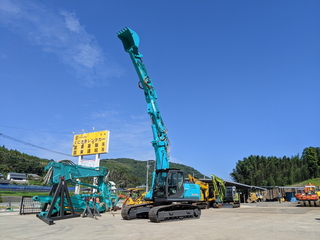 Used Construction Machine Used KOBELCO Demolition excavators Long front SK210DLC-9 Photos