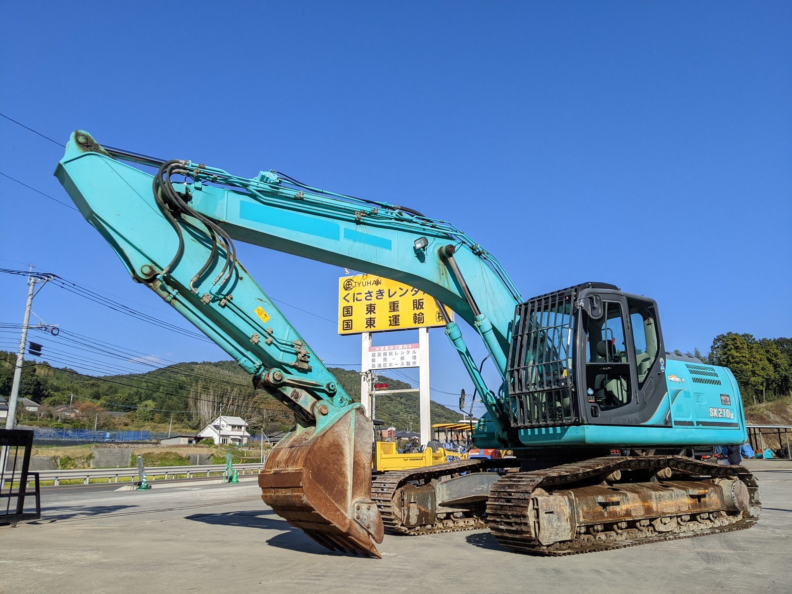 中古建設機械 中古 コベルコ建機 KOBELCO 油圧ショベル・バックホー ０．７－０．９立米 SK210LC-9