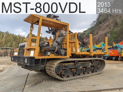 Used Construction Machine Used MOROOKA Forestry excavators Forwarder MST-800VDL #4405, 3464Year 3464Hours