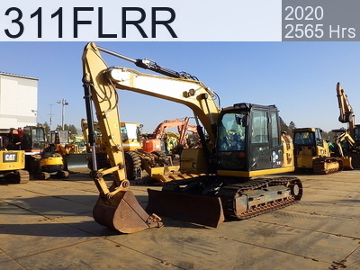 Used Construction Machine Used CAT Excavator 0.4-0.5m3 311FLRR #JFT11214, 2020Year 2565Hours