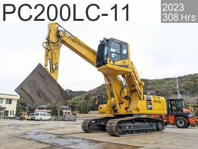 Used Construction Machine Used KOMATSU Material Handling / Recycling excavators Magnet PC200LC-11 #508516, 2023Year 308Hours