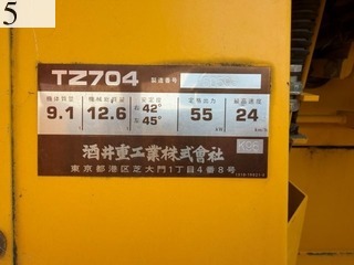 Used Construction Machine Used SAKAI SAKAI Roller Tire rollers TZ704