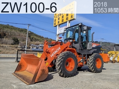 中古建設機械 中古 日立建機 ホイール・ローダ １．０立米以上 ZW100-6 #10233, 2018年式 1053時間