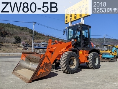 中古建設機械 中古 日立建機 ホイール・ローダ １．０立米以上 ZW80-5B #12389, 2018年式 3253時間